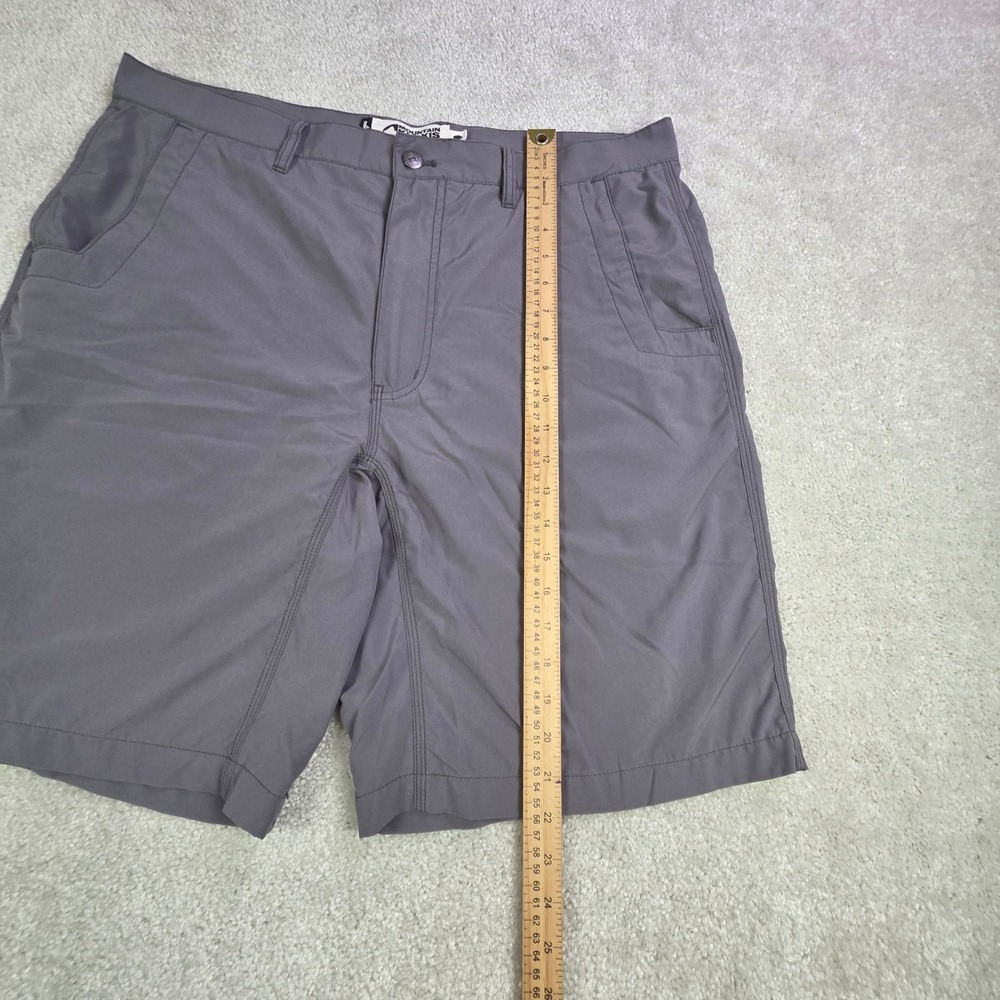Mountain Khakis Mulligan Shorts Mens 38x10 Classic Fit Grey Performance Stretch - Picture 9 of 9